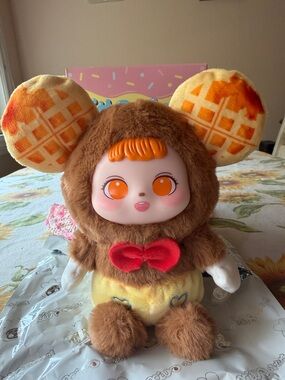 🧇 KIVO DESSERT PARTY WAFFLES BAG CHARM KEYCHAIN  🧇 NWT